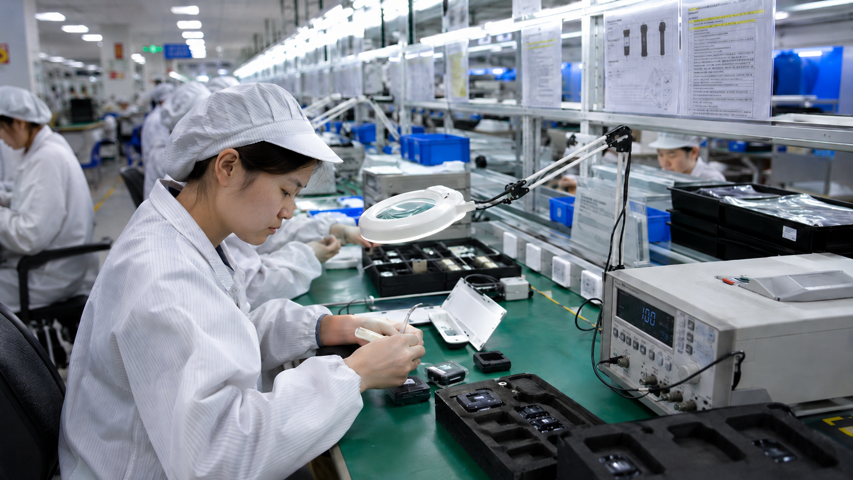 Factory quality inspection workstation
