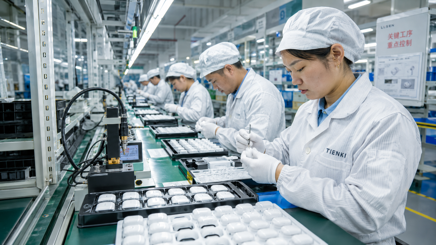 Earbud production and assembly process