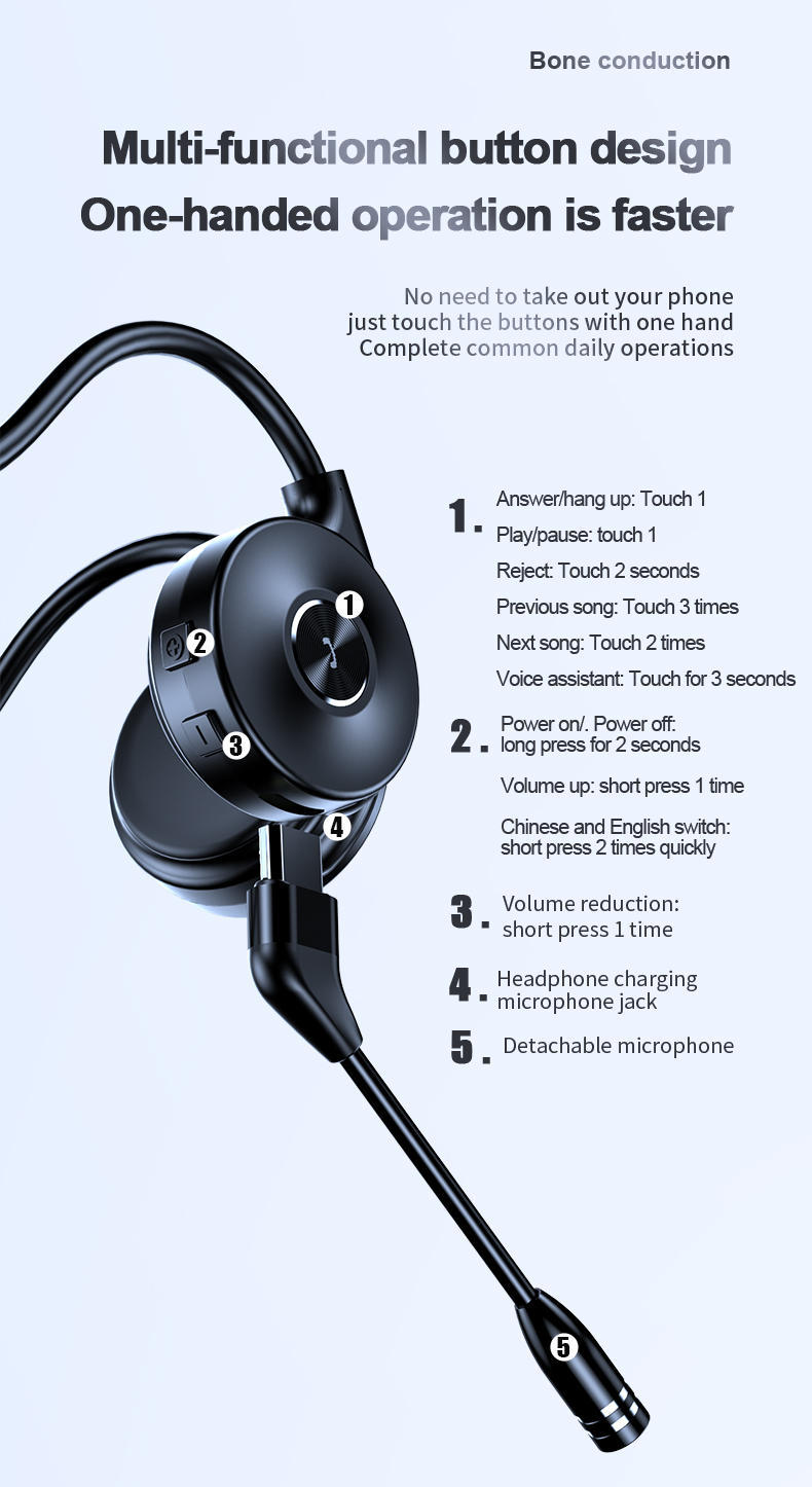 M1 Mono Bone Conduction Pro detail 20