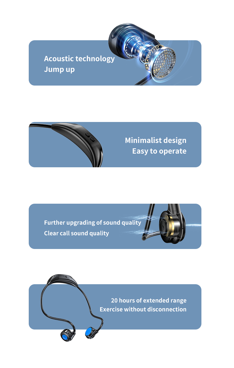 M2 Bone Conduction Neckband detail 4