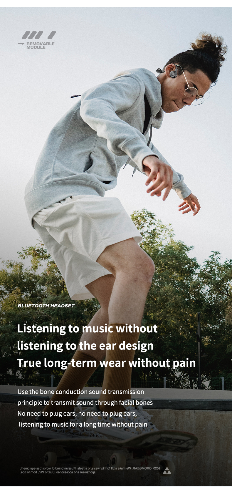 M2 Bone Conduction Neckband detail 5
