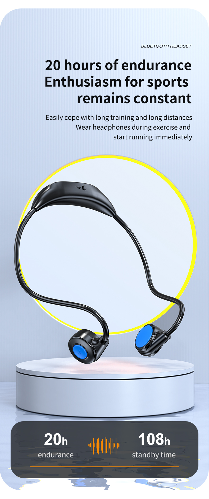 M2 Bone Conduction Neckband detail 15