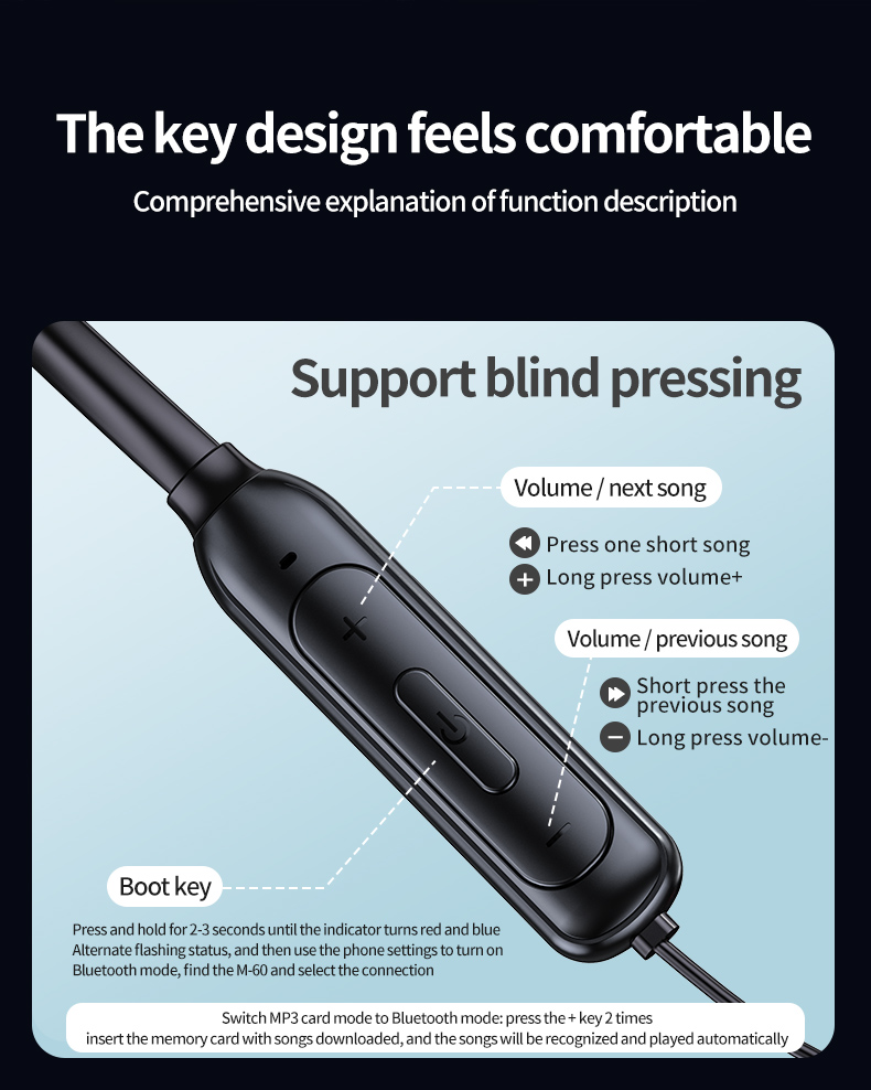 M60 Neckband Music Pro detail 15