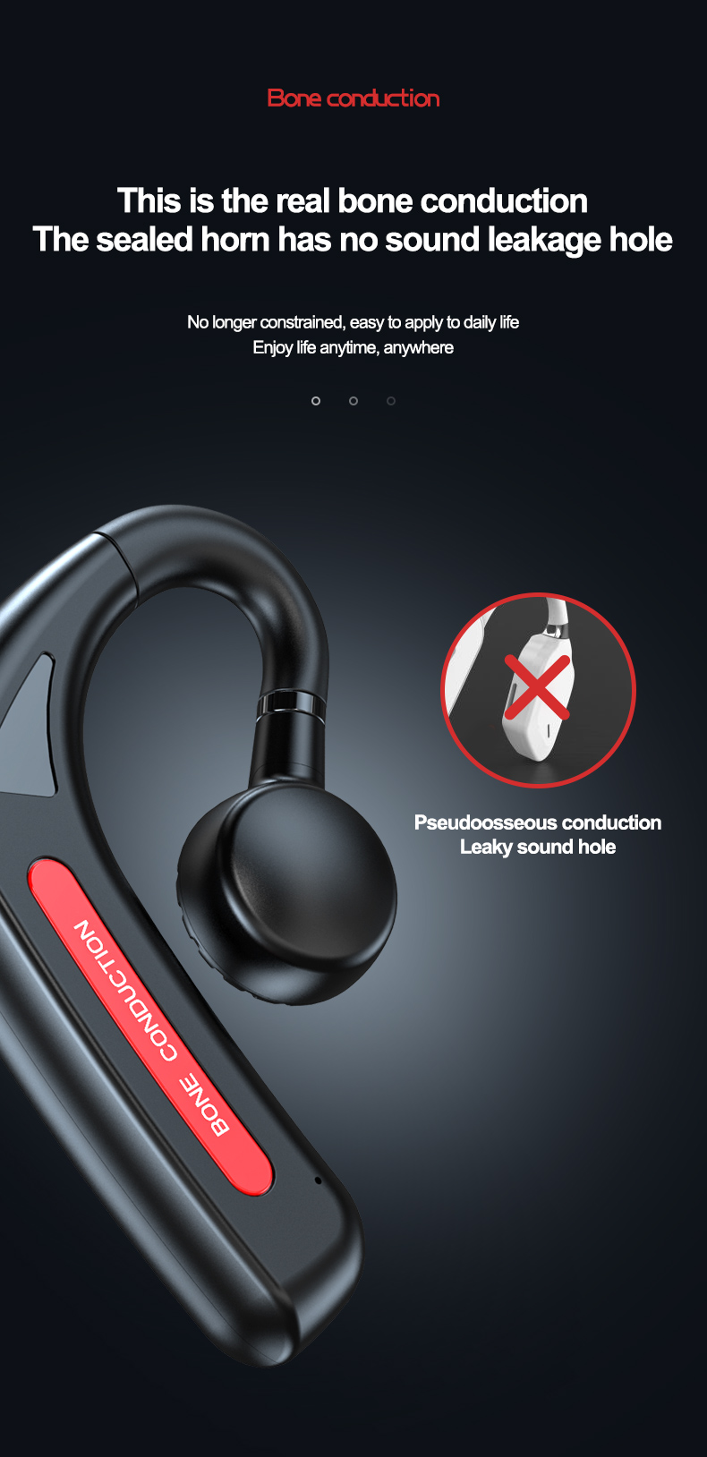 M618 Bone Conduction Single detail 9