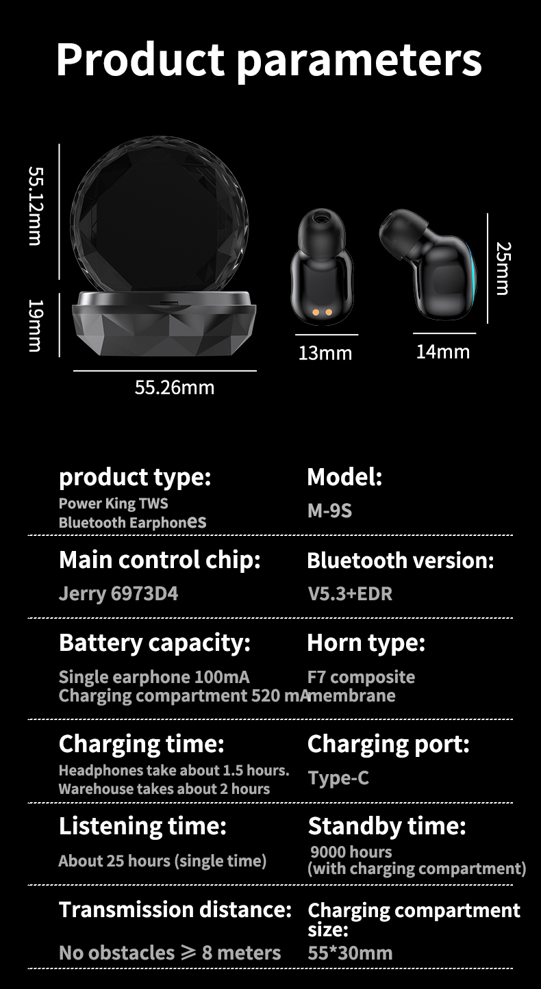 M9S CyberBuds TWS detail 19