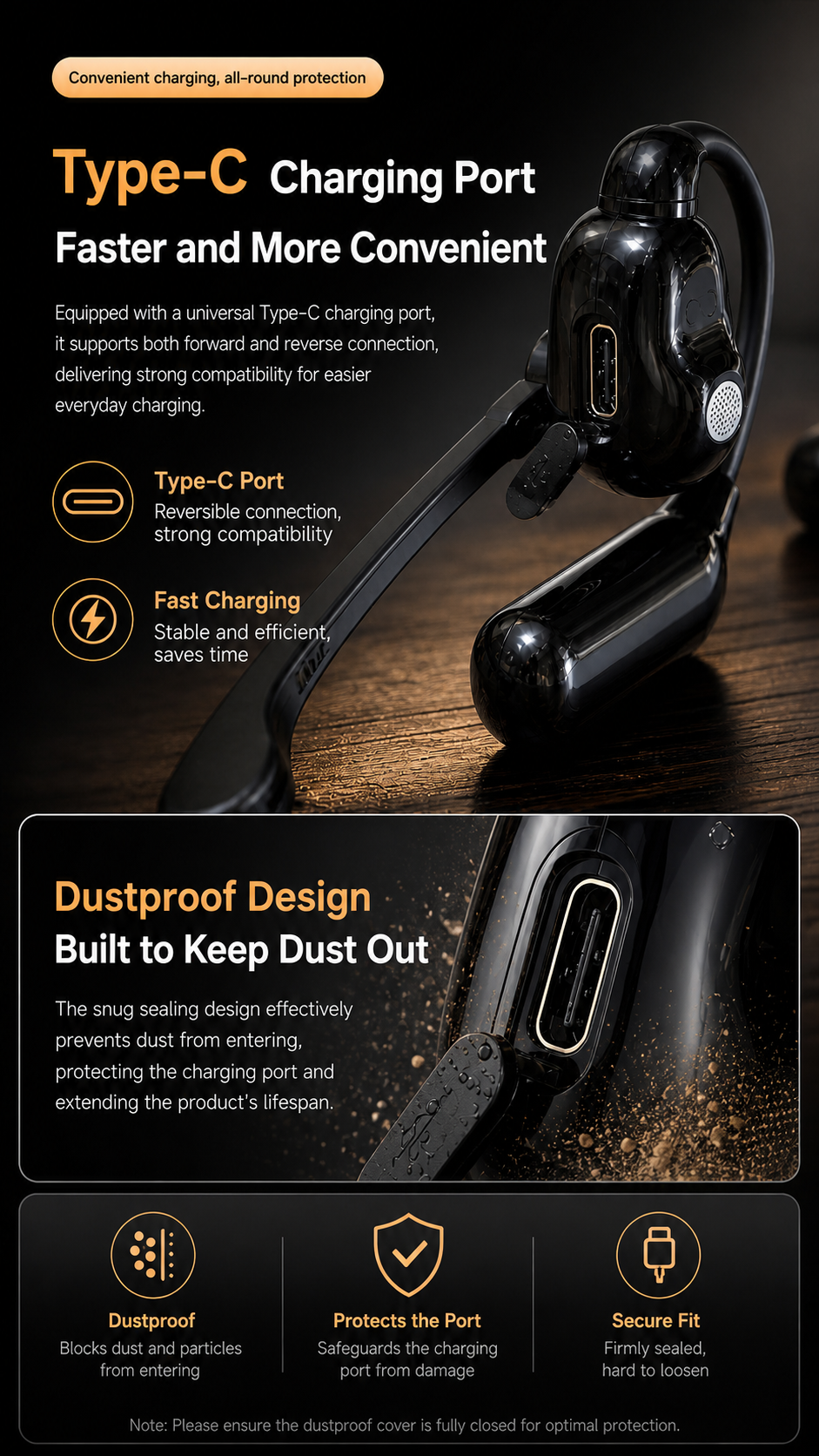 V1 Gamer Open Ear detail 8